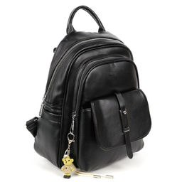 Женский рюкзак из эко кожи АО6857 Черный