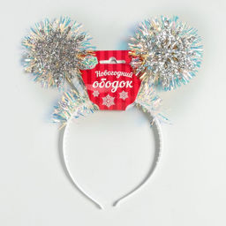 Ободок новогодний карнавальный «Снежинка»