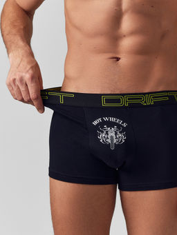 Цена за 2 штуки! Трусы боксеры мужские черные с принтом - Mark formelle фото 3