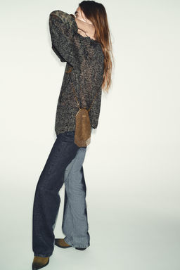 METALLIC THREAD PRINTED BLOUSE - Zara фото 3