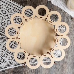 Подставка для яиц пасхальная, 12 ячеек, 26?26?15 см - Доляна фото 3