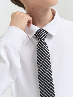 Галстук с фиксатором Полоска 7+ - Bungly фото 4