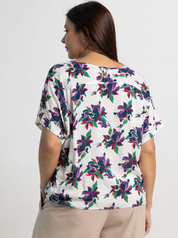 Блуза Элина (белая) Б15249-13М - Lt collection фото 3