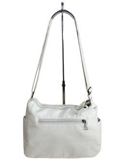 Женская сумка из искусственной кожи, цвет белый - Greta фото 2