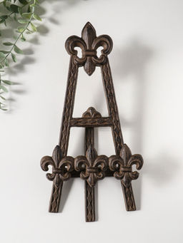 Подставка-держатель для книг чугун "Геральдическая лилия" 16х18х29 см