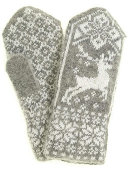 Варежки женские "Олень" ПП 3202-28