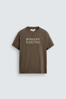 FADED TEXT BOXY FIT T-SHIRT - Zara фото 15