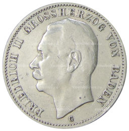 3 марки 1908 года G Германия (Баден)