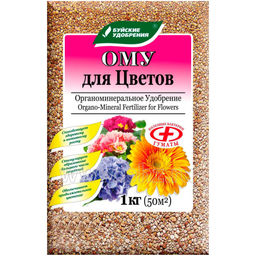 Компл.орг.-мин.удобр. "ОМУ-Для цветов" 1кг "БХЗ"