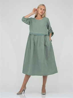 100% лен платье - Волтри фото 3