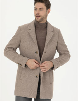Kahverengi Y_n Kar___ml_ Ekstra Slim Fit Ka_e Kaban - Pierre cardin фото 3