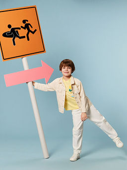 Basic Erkek ?ocuk Gabardin Ceket