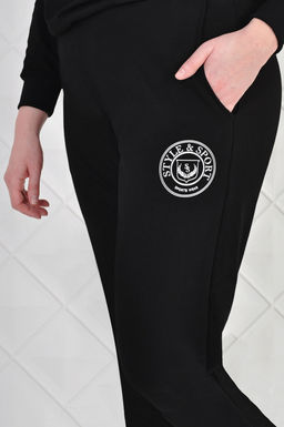 Арт. 7390 Брюки женские 50-58 (5 шт) Цвет:черный