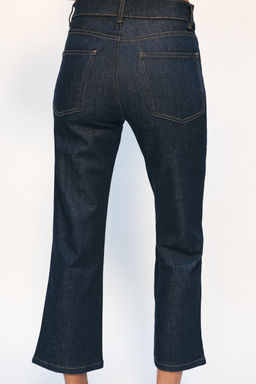 JEANS ZW COLLECTION CROPPED FLARE TIRO MEDIO / Azul - Zara фото 3