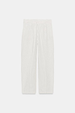PANTAL?N RAYA DIPLOM?TICA / Crudo / Negro - Zara фото 6