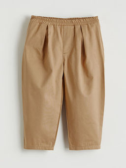 Beli Lastikli Pileli Erkek Bebek Pantolon