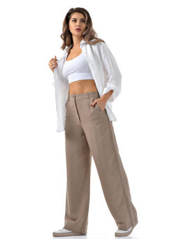 Брюки из ЛЬНА с ВИСКОЗОЙ на молнии. - А+б коллекция фото 2