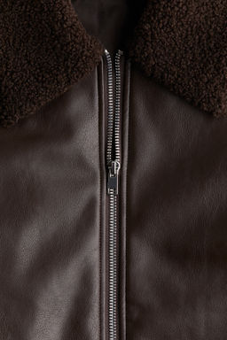 Chaqueta con cuello de borreguito - H&m фото 6