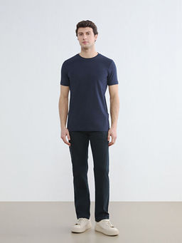 Bisiklet Yaka Penye Erkek Ti??rt