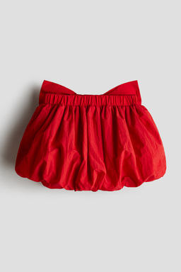 Falda globo con lazo