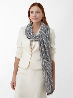 Большой, мягкий, тонкий и очень нежный двусторонний палантин с рисунком - Tantino фото 7