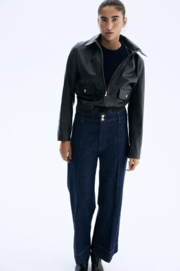 Wide High Ankle Jeans - H&m фото 6