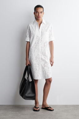 VESTIDO CAMISERO DE BORDADO INGL?S - H&m фото 2