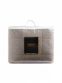 Покрывало вельвет 200x240 серый вельвет