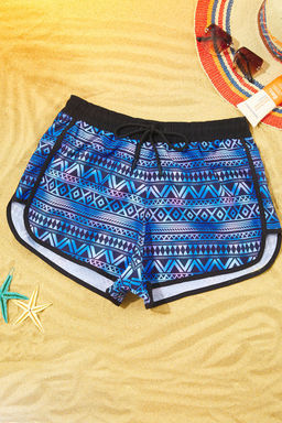 TRENDYOLMILLA Siyah Dokuma Biye Detayl? Deniz Sortu TBESS25SR00010