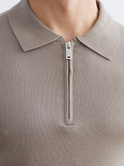 Polo Yaka Erkek Triko Kazak