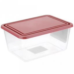Контейнер для продуктов пластмассовый 1,2л, 13х8х17,6см, ягодный, подходит для СВЧ (Россия)
