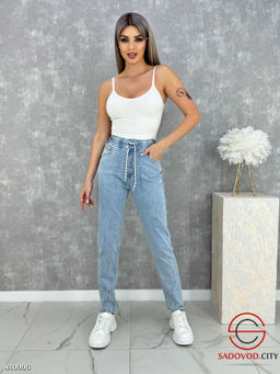 Джинсы с высокой посадкой - Bruno фото 2