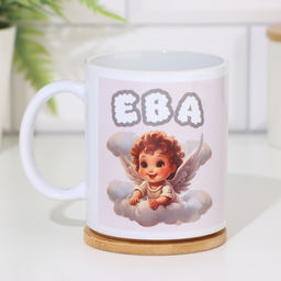 Кружка сублимация Ева 320 мл, с нанесением - Дарим красиво фото 2