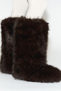 FAUX FUR BOOTS SKI COLLECTION, CHARACTERISTICS - Zara фото 11