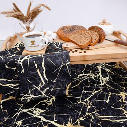 Скатерть декоративная Радушная хозяйка (Традиция) 145х145, рогожка, 100 % хлопок, Мрамор 145х145  фото 8