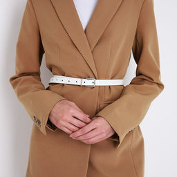 Ремень женский, ширина 2,2 см, пряжка металл, цвет белый - Simaland фото 4