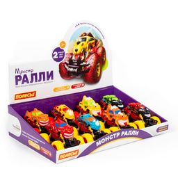 Монстр РАЛЛИ, автомобиль инерционный (со светом и звуком) (дисплей №1) - Полесье фото 5