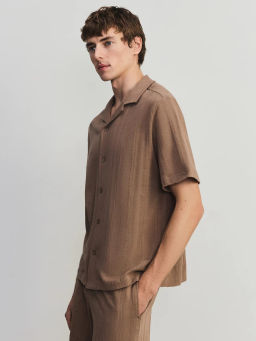 Рубашка из хлопка с коротким рукавом ZR2605043012-63 / Zarina