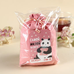 Чай чёрный Самой милой на свете в подарочном мешочке, вкус: лесные ягоды, 100 г. - Фабрика счастья фото 4