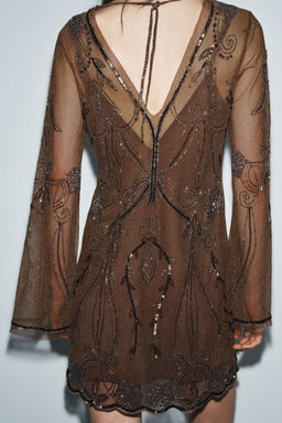 ZW COLLECTION LIMITED EDITION EMBROIDERED DRESS - Zara фото 3