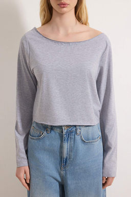 Teen Siyah-Beyaz %100 Pamuk Asimetrik Kay?k Yaka Relaxed/Rahat Kesim Orme T-Shirt TWOAW26TS00016 - Trendyolmilla фото 27