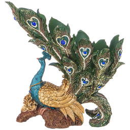 ПОДСТАВКА ДЕКОРАТИВНАЯ ПОД БУТЫЛКУ ПАВЛИН 26Х12Х26,5СМ