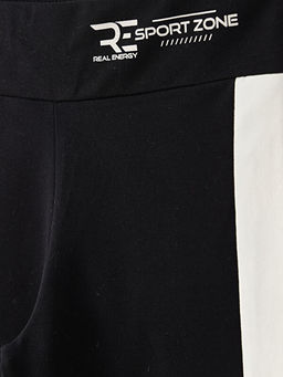 Beli Lastikli Bask?l? Pamuklu K?z ?ocuk Tayt - Waikiki фото 2