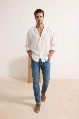 Mavi Slim Fit Esnek Kumas Kot Pantolon Jeans TMNSS26JE00002 - Trendyolmilla фото 3