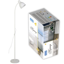 UML-T701 E27 WHITE Торшер напольный под лампу Е27, 60W, с регулировкой наклона. Механический выключатель. Белый. ТМ Uniel - Volpe фото 13