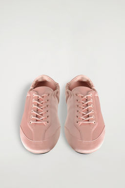 ZAPATILLAS BAILARINAS SATINADAS CON ANTE - H&m фото 6