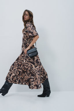 Vestido con cinturon de anudar - H&m фото 3