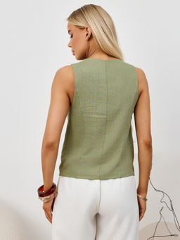 Жилет Аманти-1 из льна с вискозой - Виотекс фото 22