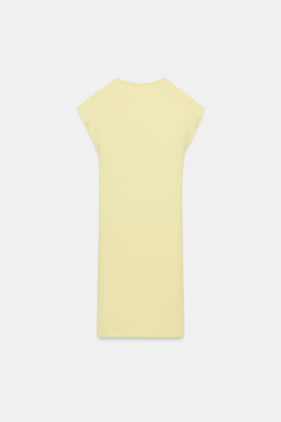 VESTIDO CORTO ESCOTE PICO / Amarillo - Zara фото 5