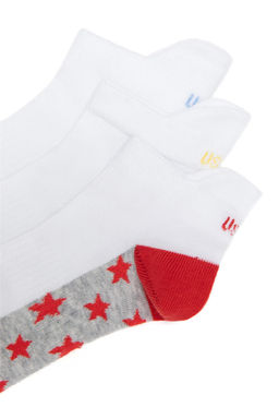 Белые носки для мальчика Неожиданная скидка в корзине - U.s. polo assn фото 2